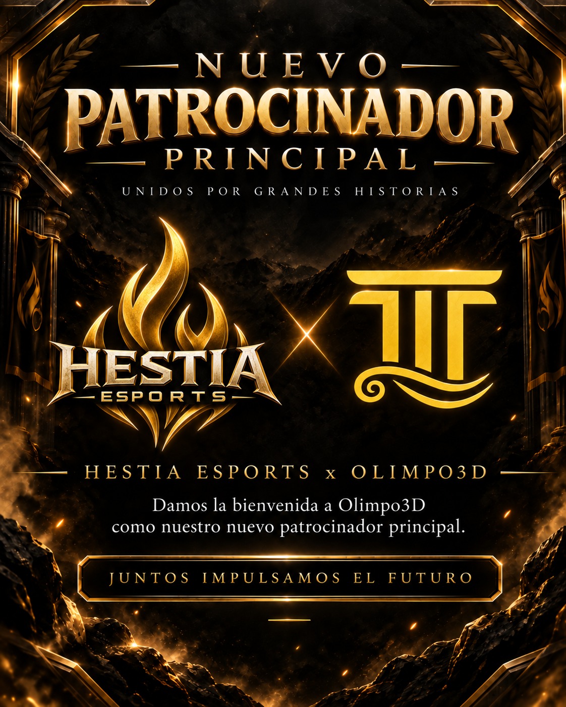 Olimpo3D se convierte en patrocinador principal de Hestia Esports