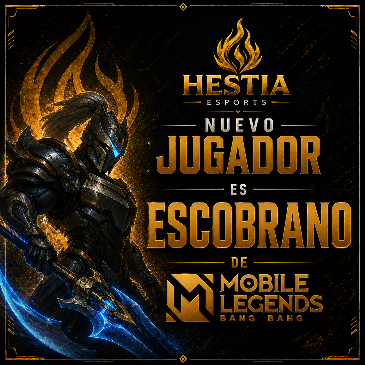 Hestia Esports ficha a un nuevo jugador de Mobile Legends