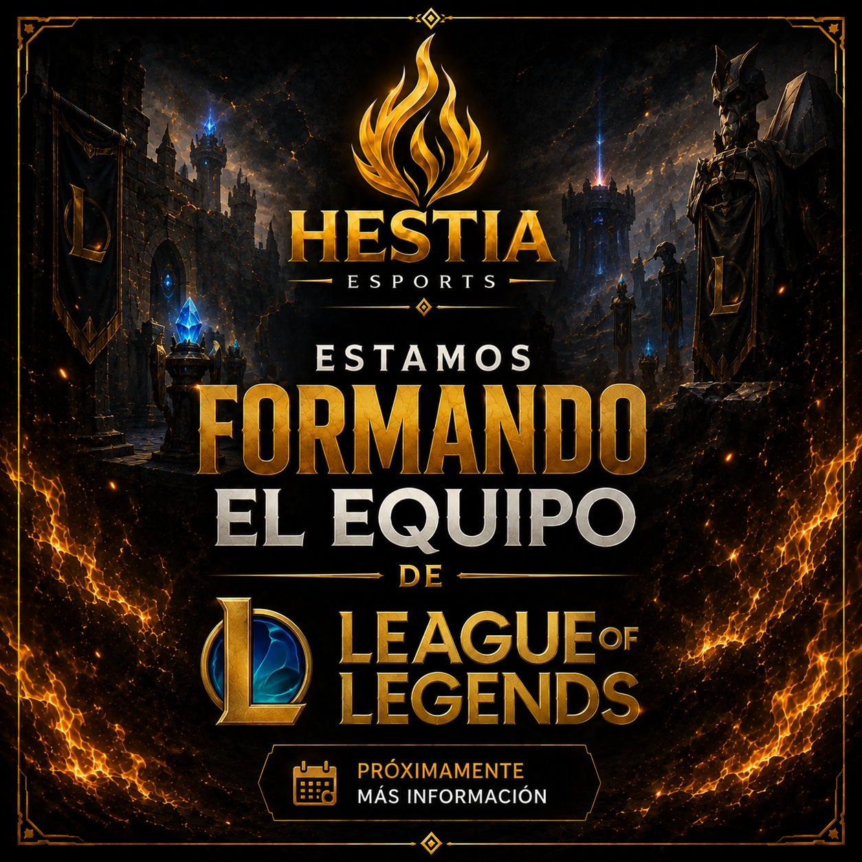 Hestia Esports comienza la formación de su primer equipo de League of Legends