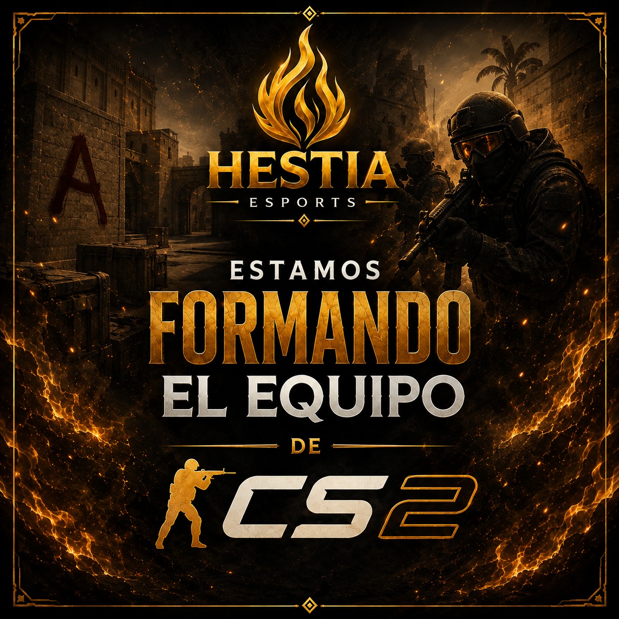 Hestia Esports comienza la formación de su primer equipo de Counter-Strike 2